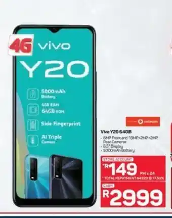 Vivo Y20 64GB
