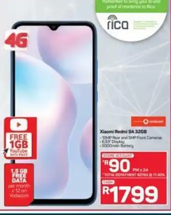Pick n Pay Hypermarket Xiaomi Redmi 9A 32GB offer