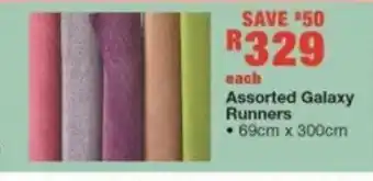 House & Home Assorted Galaxy Runners 69cm x 300cm offer