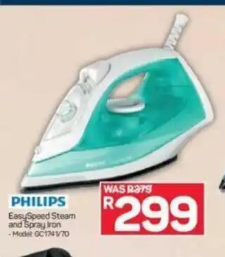 Pick n Pay Hypermarket Philips - EasySpeed Steam and Spray Iron offer