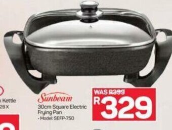 Pick n Pay Hypermarket Sunbeam - 30cm Square Electric Frying Pan offer