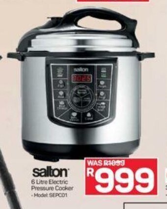 Pick n Pay Hypermarket Salton - 6 Litre Electric Pressure Cooker offer