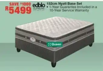 House & Home Edblo 152cm Nyati Base Set offer