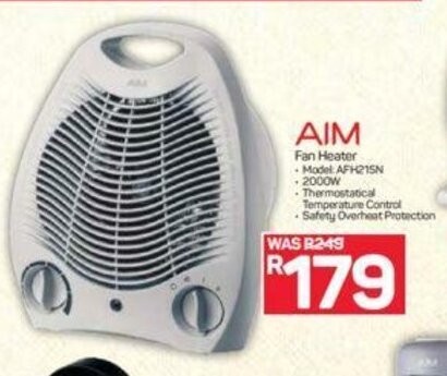 AIM - Fan Heater offer at Pick n Pay Hypermarket