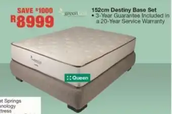 House & Home Green Coil 152cm Destiny Base Set offer