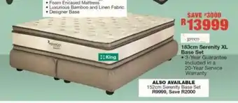House & Home Green Coil 183cm Serenity XL Base Set offer