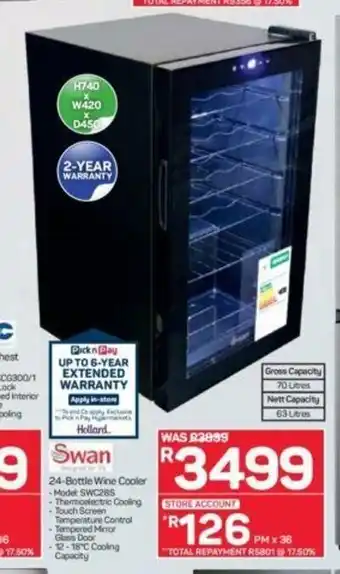 Pick n Pay Hypermarket Swan - 24-Bottle Wine Cooler offer