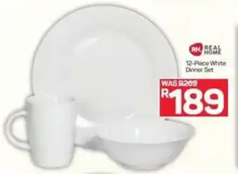 Pick n Pay Hypermarket Real Home 12-Piece White Dinner Set offer
