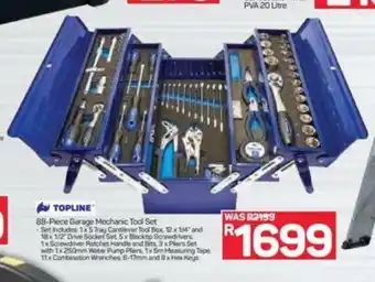 Pick n Pay Hypermarket Topline 88-Piece Garage Mechanic Tool Set offer
