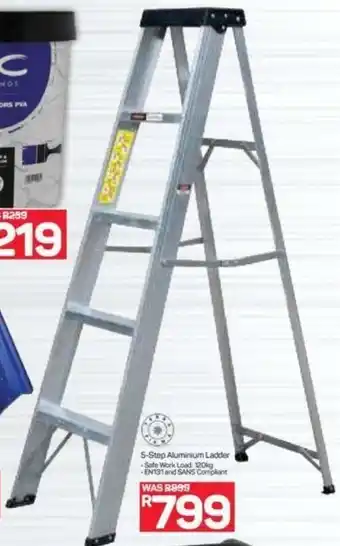 Pick n Pay Hypermarket 5-Step Aluminum Ladder offer