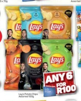 Pick n Pay Hypermarket Lay's Potato Chips Assorted 120g offer