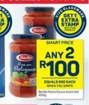 Pick n Pay Hypermarket Barilla Pasta Sauce Assorted 400g offer