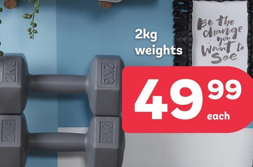 Aerobic dumbbells offer at PEP