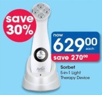 Clicks Sorbet 5-in-1 Light Therapy Device offer