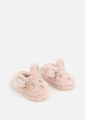 Woolworths Fluffy bunny slippers (size 4-13) younger girl offer