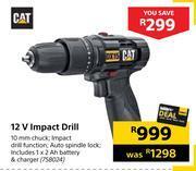 Cat 12v impact drill