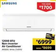 Builders Warehouse Samsung 12000 btu non inverter air conditioner offer