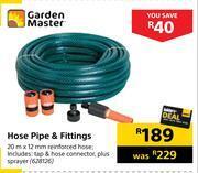Builders Warehouse Garden master hose pipe & fittings offer