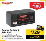 Xpanda diy burglar resistant safe brick