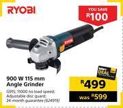 Builders Warehouse Ryobi 900w 115mm angle grinder offer
