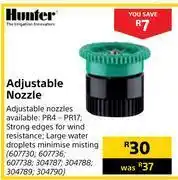 Builders Warehouse Hunter adjustable nozzle offer