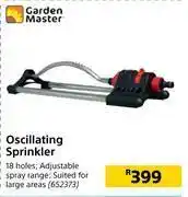 Builders Warehouse Garden master oscillating sprinkler offer