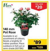 Builders Warehouse Flora 140mm pot rose offer