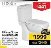 Builders Warehouse Lusso liliana close coupled suite offer