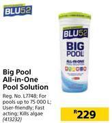 Builders Warehouse Blu 52 big pool all in one pool solution offer