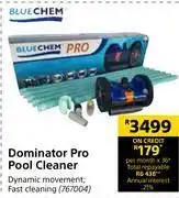 Builders Warehouse Blue chem dominator pro pool cleaner offer