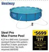 Builders Warehouse Bestway steel pro max frame pool-4.27m x 840mm offer