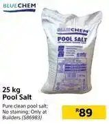 Builders Warehouse Blue chem pool salt-25kg offer