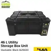 Builders Warehouse Camp master 46 l utility storage box unit offer