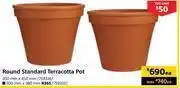 Round standard terracotta pot 350mm x 450mm each