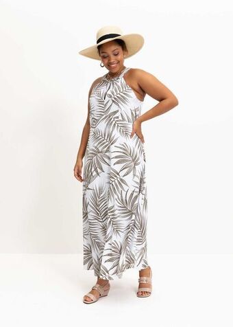 Woolworths Cut-out halter maxi dress offer