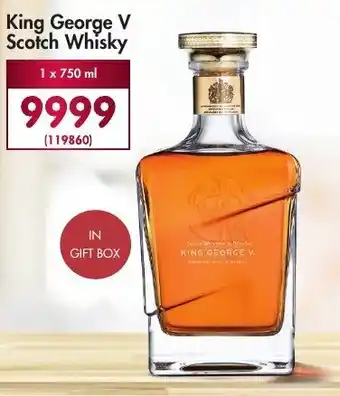 Makro’s liquor Johnnie Walker King George V Scotch Whisky 750ml offer