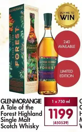 Makro’s liquor Glenmorangie A Tale of the Forest Highland Single Malt Scotch Whisky 750ml offer