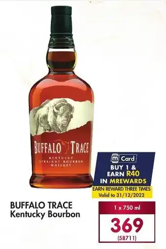 Buffalo Trace Kentucky Bourbon 750ml
