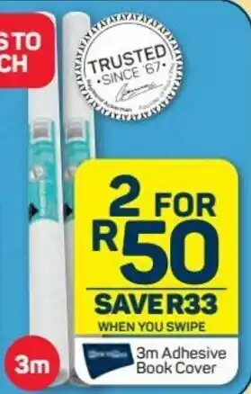 Pick n Pay Pick n Pay 2 x 3m Adhesive Book Cover offer