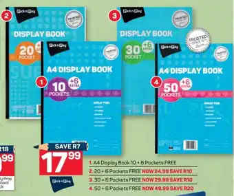 Pick n Pay Pick n Pay A4 Display Book 10 + 6 Pockets Free offer