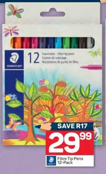 Pick n Pay Staedtler Fibre Tip Pens 12-pack offer