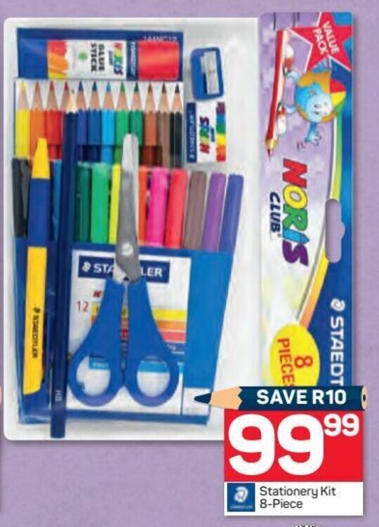 Staedtler Stationery Kit 8piece offer at Pick n Pay