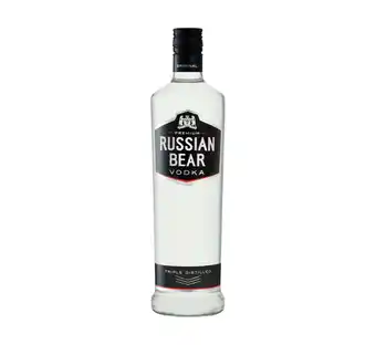 Makro’s liquor Russian bear vodka (1 x 1 l) offer