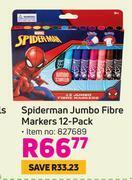 Game Spiderman 12-pack jumbo fibre markers 827689 offer