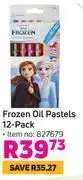 Game Frozen 12-pack oil pastels 827679 offer