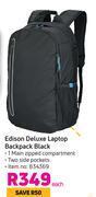 Game Edison deluxe laptop backpack black-each offer