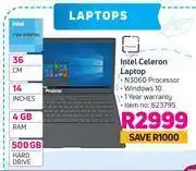Game Proline 36cm (14") intel celeron laptop offer