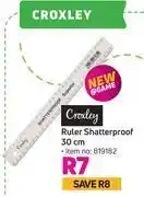 Game Croxley ruler shatterproof 30cm offer