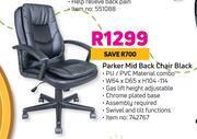Game Parker mid back chair (black) offer