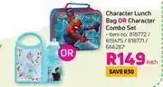 Game Character lunch bag or character combo set-each offer